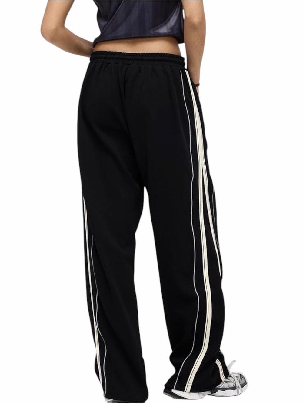 Aelfric Eden Baggy Sweatpants Striped Track Pants Casual Drawstring Size XS - Picture 4 of 12